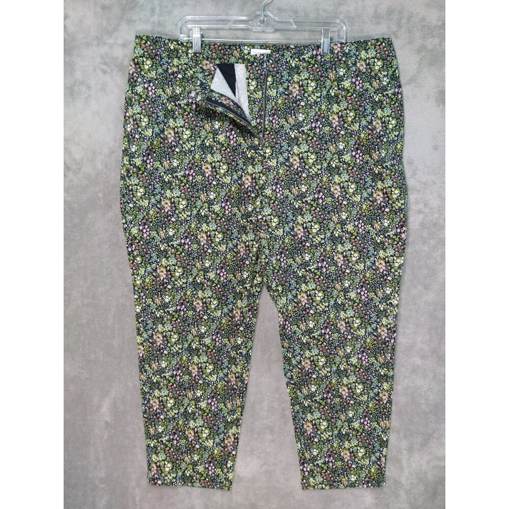 J. Jill Floral Ankle Pants - Multicolor